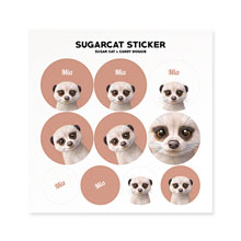 Mia the Meerkat Sticker