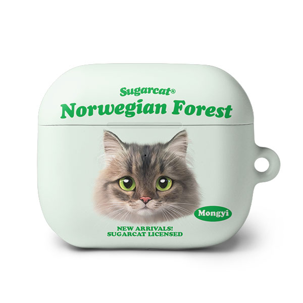 노르웨이숲 몽이 타입페이스 에어팟3 하드케이스