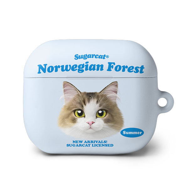 노르웨이숲 여름 타입페이스 에어팟3 하드케이스