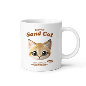 모래고양이 샌디 타입페이스 머그컵