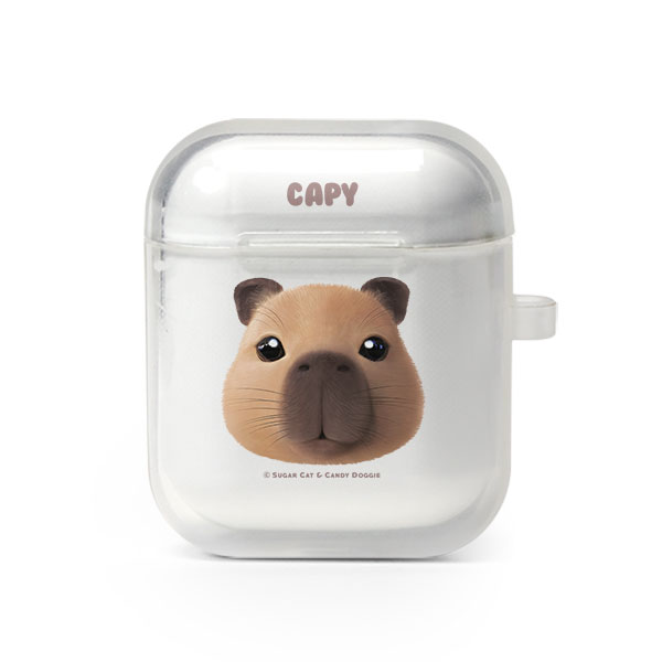 Capybara the Capy Face AirPod TPU Case