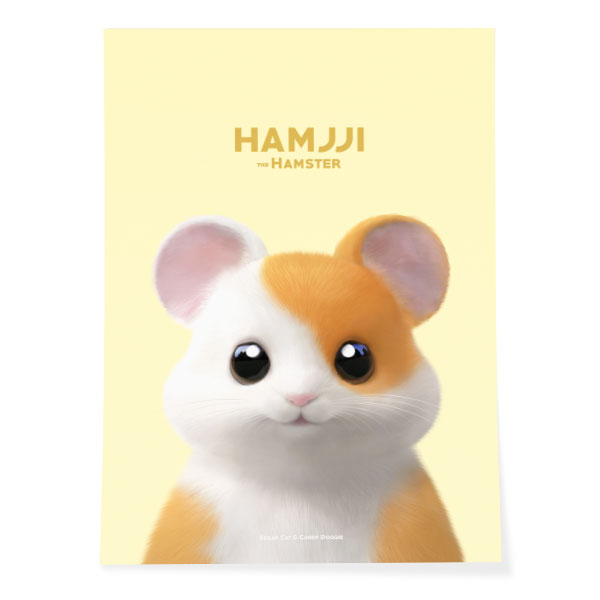 Hamjji the Hamster Art Poster