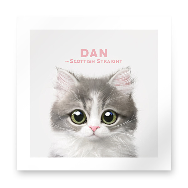 Dan the Kitten Art Print