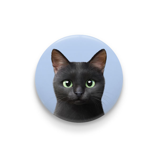 Zoro the Black Cat Pin/Magnet Button