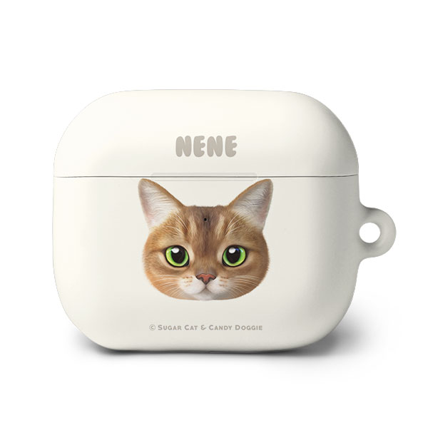 Nene the Abyssinian Face AirPods 3 Hard Case