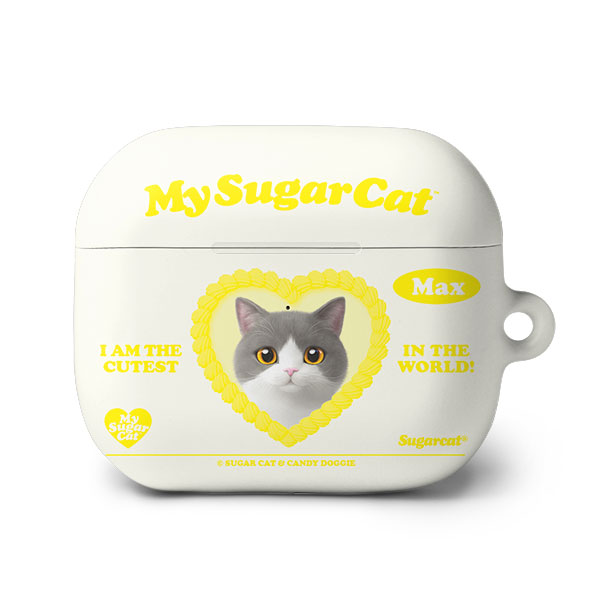 Max the British Shorthair MyHeart AirPods 3 Hard Case