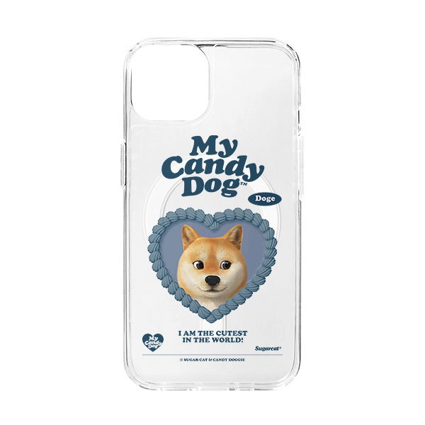 Doge the Shiba Inu MyHeart Clear Gelhard Case (for MagSafe)