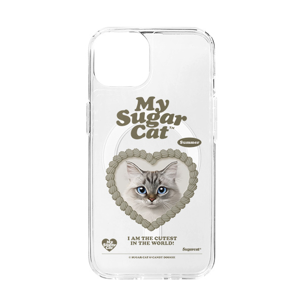 Summer the Neva Masquerade MyHeart Clear Gelhard Case (for MagSafe)