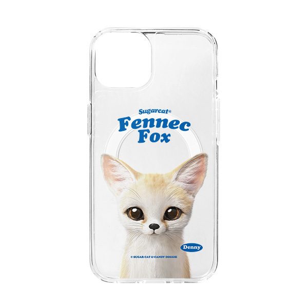 Denny the Fennec fox Type Clear Gelhard Case (for MagSafe)