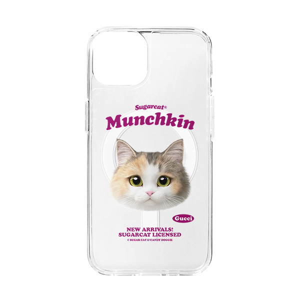 Gucci the Munchkin TypeFace Clear Gelhard Case (for MagSafe)