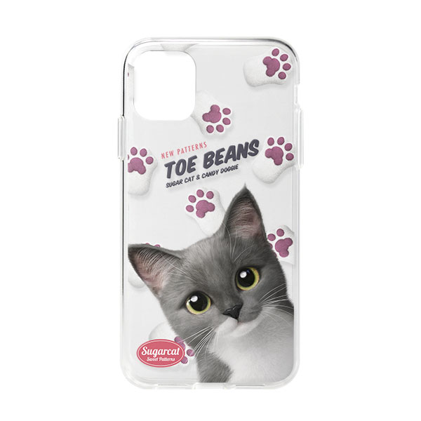 Tom’s Toe Beans New Patterns Clear Jelly Case