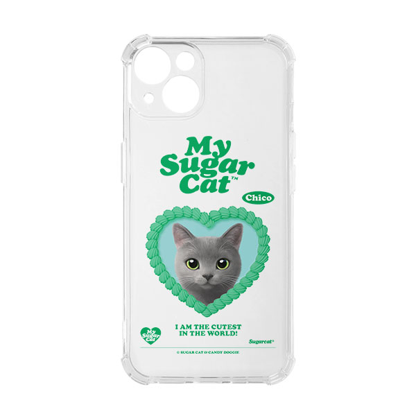 Chico the Russian Blue MyHeart Shockproof Jelly/Gelhard Case