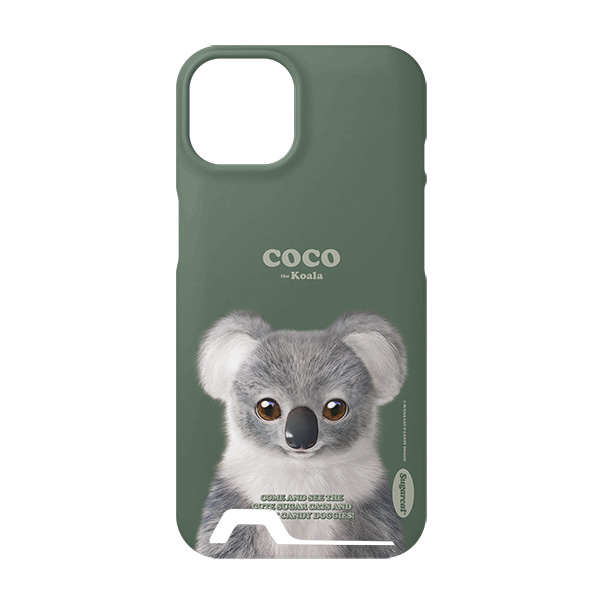Coco the Koala Retro Under Card Hard Case