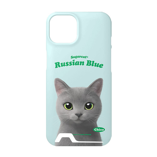 Chico the Russian Blue Type Under Card Hard Case