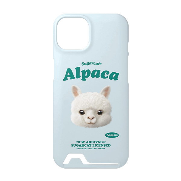 Angsom the Alpaca TypeFace Under Card Hard Case