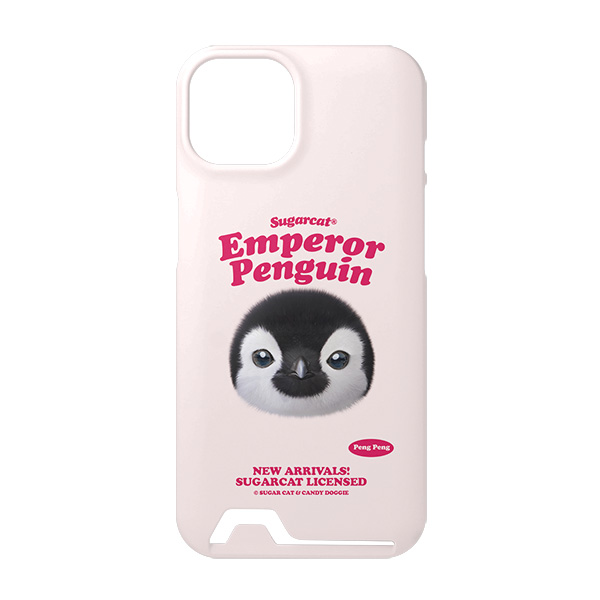 Peng Peng the Baby Penguin TypeFace Under Card Hard Case