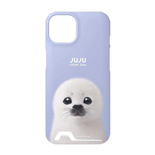 Juju the Harp Seal Under Card Hard Case