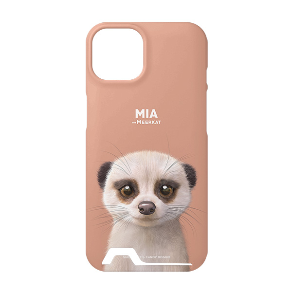 Mia the Meerkat Under Card Hard Case