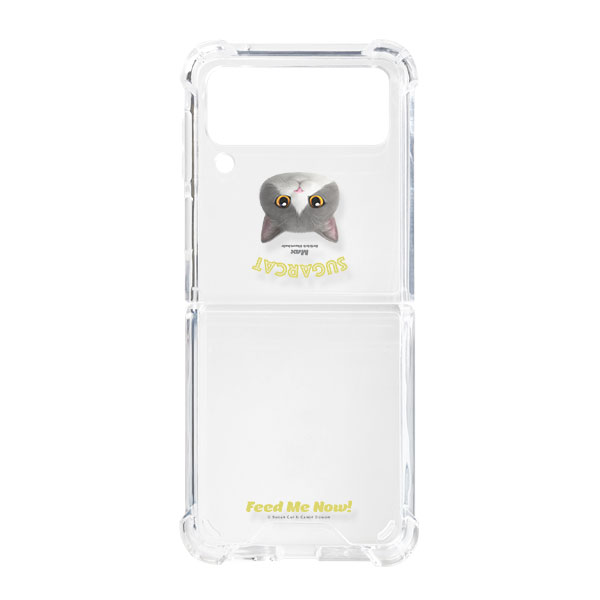 Max the British Shorthair Feed Me Shockproof Gelhard Case for ZFLIP series