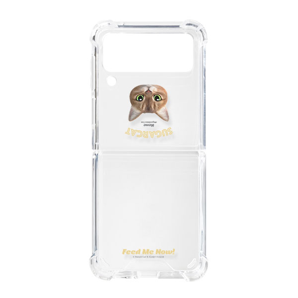 Nene the Abyssinian Feed Me Shockproof Gelhard Case for ZFLIP series