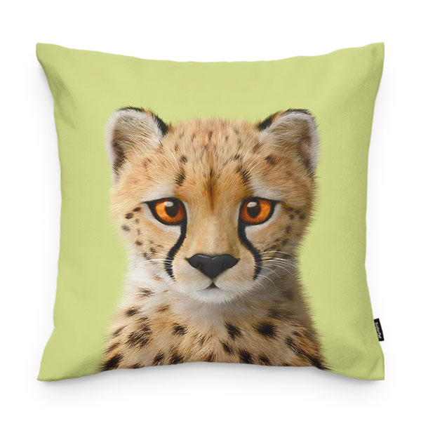 Samantha the Cheetah Throw Pillow
