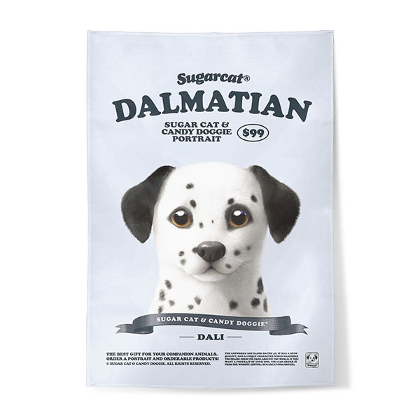 Dali the Dalmatian New Retro Fabric Poster