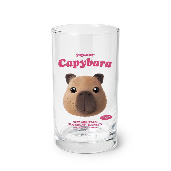 Capybara the Capy TypeFace Cool Glass