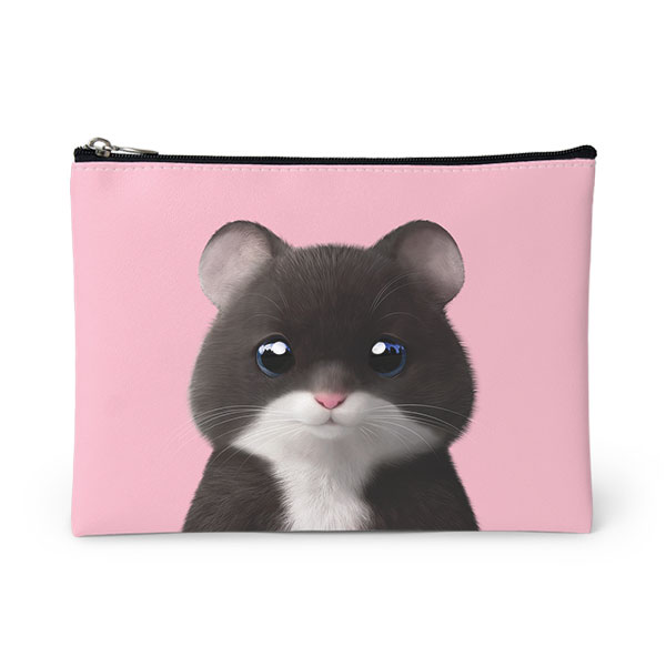 Hamlet the Hamster Leather Pouch