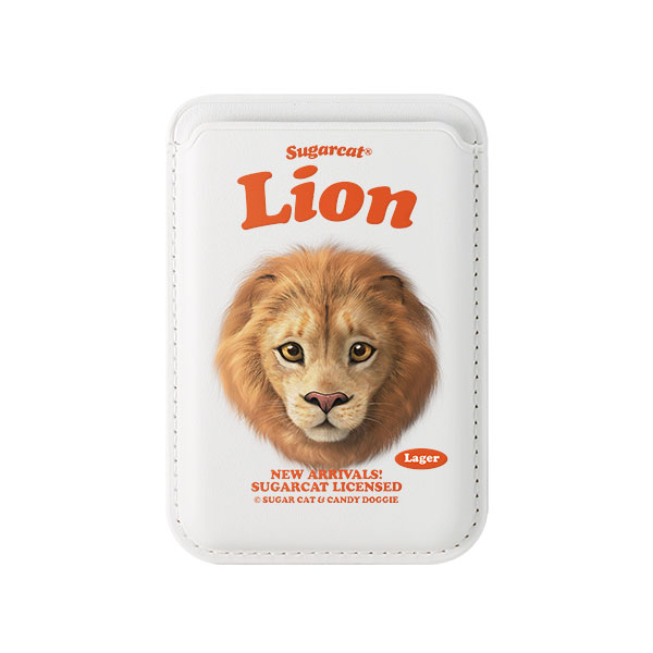 Lager the Lion TypeFace Magsafe Card Wallet