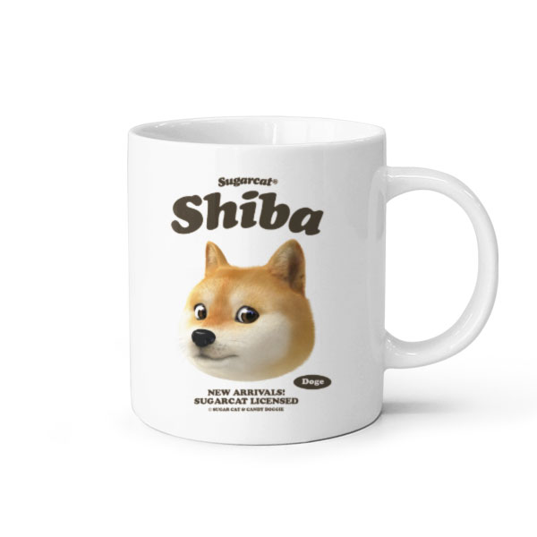 Doge the Shiba Inu (GOLD ver.) TypeFace Mug