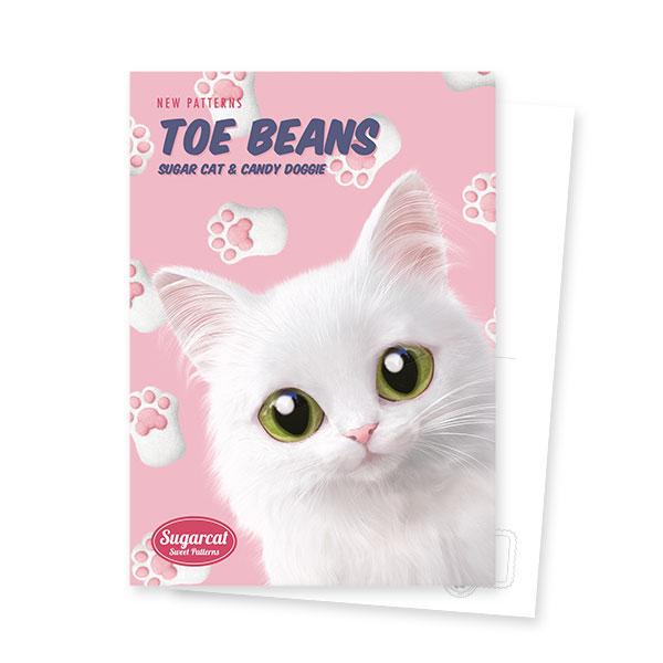 Ria’s Toe Beans New Patterns Postcard