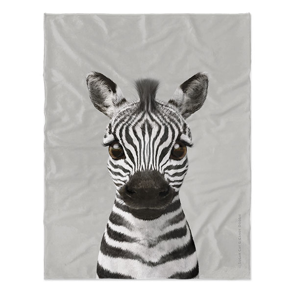 Zebra the Plains Zebra Soft Blanket