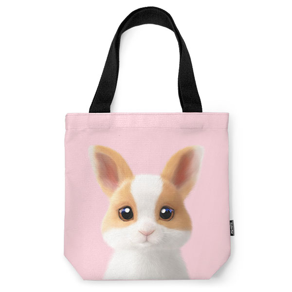 Luna the Dutch Rabbit Mini Tote Bag