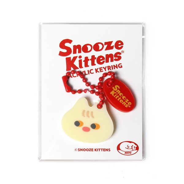 Snooze Kittens® Mayu Face Acrylic Keyring