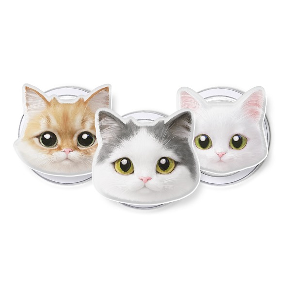 Sugar Cat &amp; Candy Doggie® Cats Acrylic Magnet Tok vol.1 (for MagSafe)