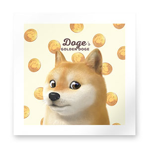 Doge’s Golden Coin Art Print