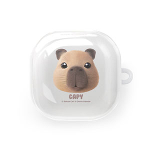 Capybara the Capy Face Buds Pro/Live TPU Case