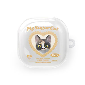 Mayo the Tricolor cat MyHeart Buds Pro/Live TPU Case