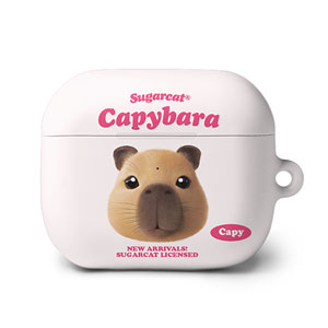 Capybara the Capy TypeFace AirPods 3 Hard Case