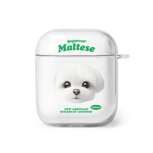 Lettuce the Meltese TypeFace AirPod Clear Hard Case