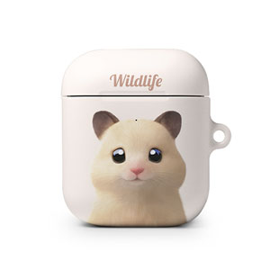 Pudding the Hamster Simple AirPod Hard Case