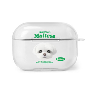 Lettuce the Meltese TypeFace AirPod PRO Clear Hard Case