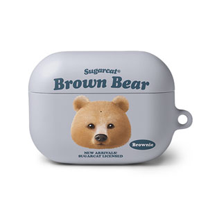 Brownie the Bear TypeFace AirPod PRO Hard Case