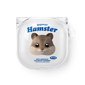 Ramji the Hamster TypeFace Buds Pro/Live Clear Hard Case