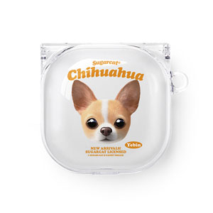 Yebin the Chihuahua TypeFace Buds Pro/Live Clear Hard Case