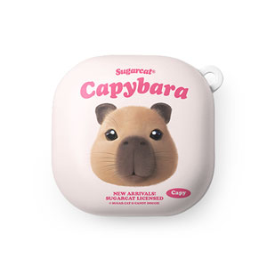 Capybara the Capy TypeFace Buds Pro/Live Hard Case