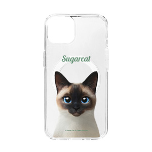 Bom the Siamese Simple Clear Gelhard Case (for MagSafe)