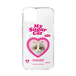 Salgu the Selkirk Rex MyHeart Clear Gelhard Case (for MagSafe)