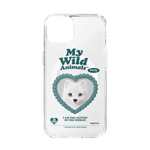 Polly the Arctic Fox MyHeart Clear Gelhard Case (for MagSafe)