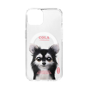Cola the Chihuahua Retro Clear Gelhard Case (for MagSafe)